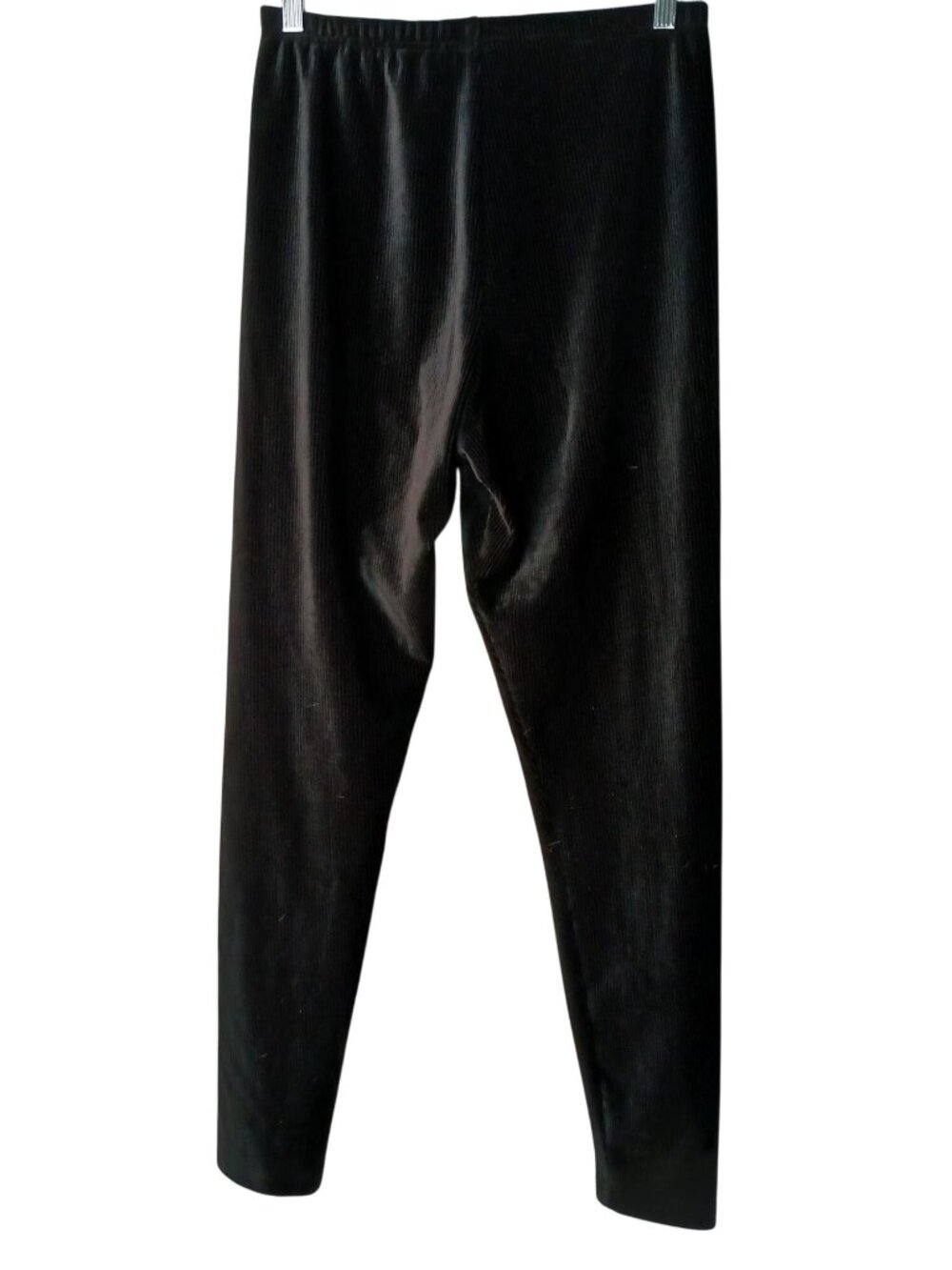 Black High Sierra Corduroy Stretch Pants Leggings Womens Size M Stretch  #D-32